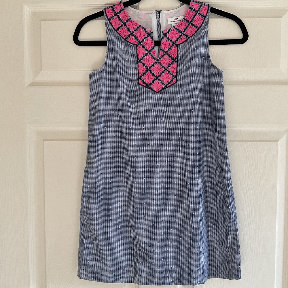 Vineyard Vines Neon Embroidered Tunic Dress